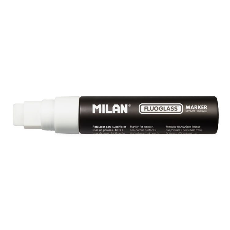 Picture of 4657-Marker White Wet Erasable Fluoglass Milan